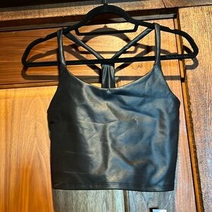 Never been worn black athleisure shirt